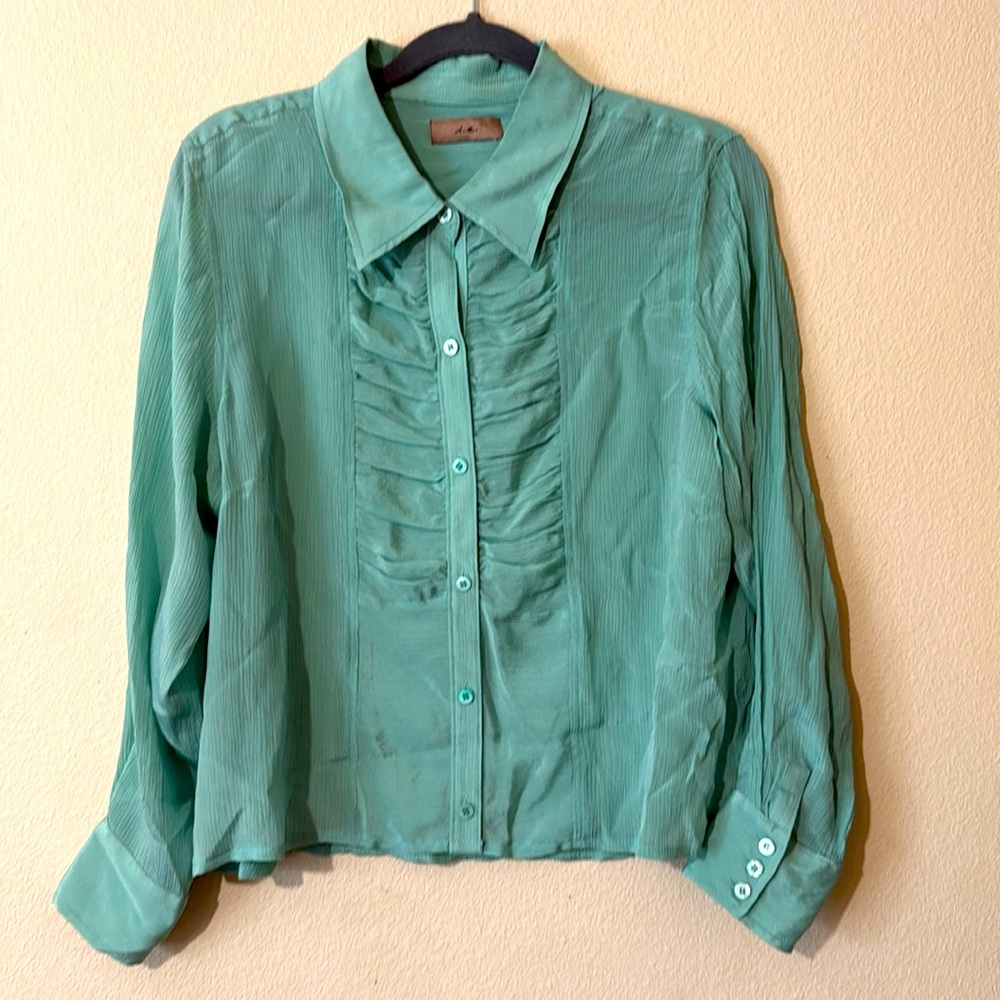 Tuxedo button down shirt